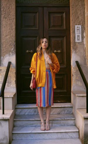 Striped SKIRT
