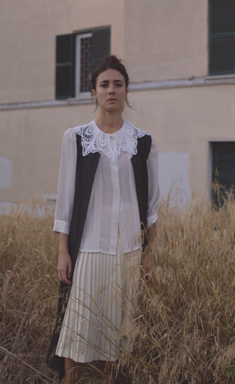 Wide lace collar SHIRT - Image 2