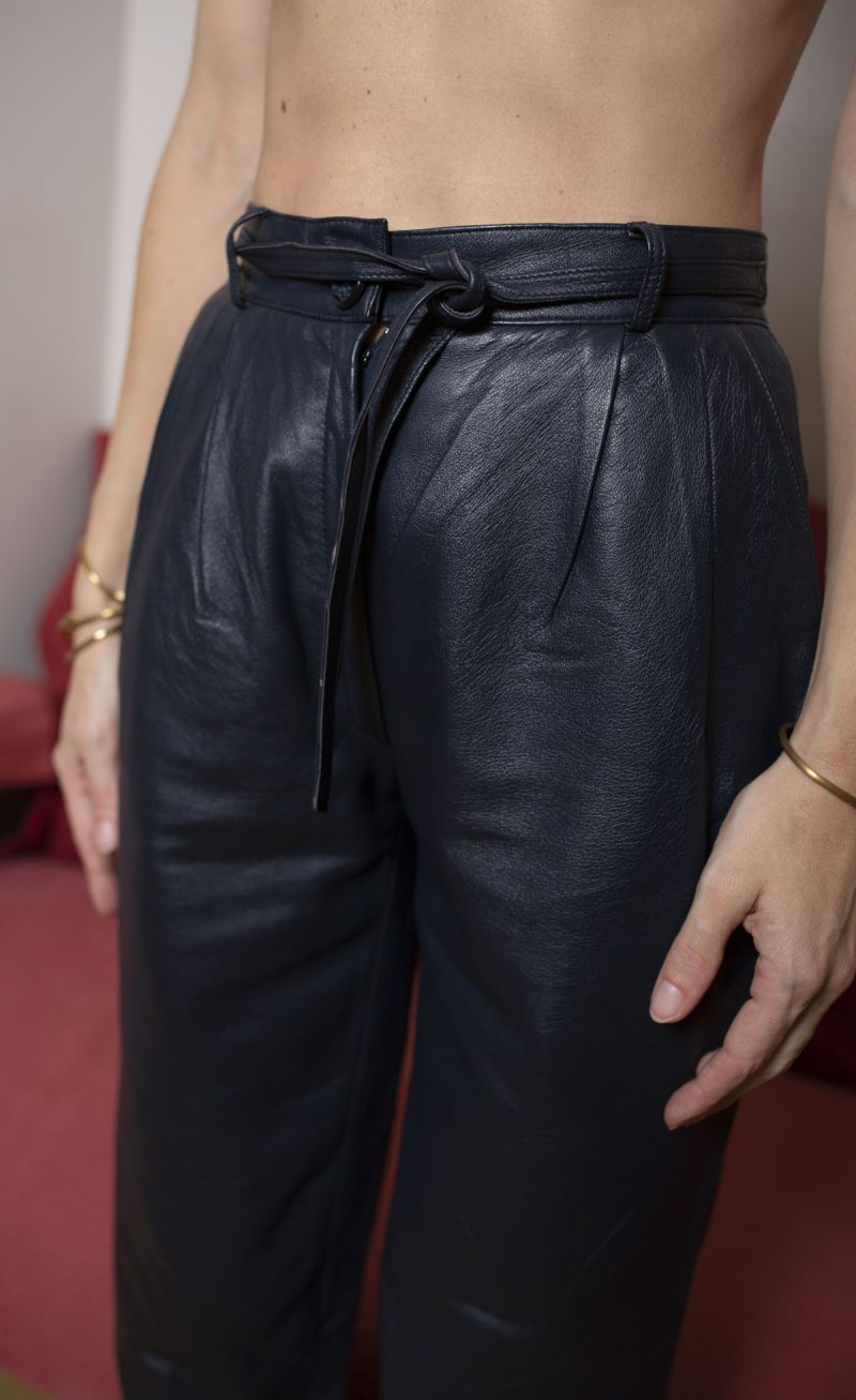 Midnight Leather PANTS - Image 2
