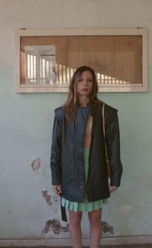 Leather Padded JACKET