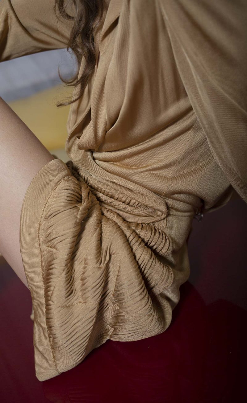 Criss-Cross Knit DRESS