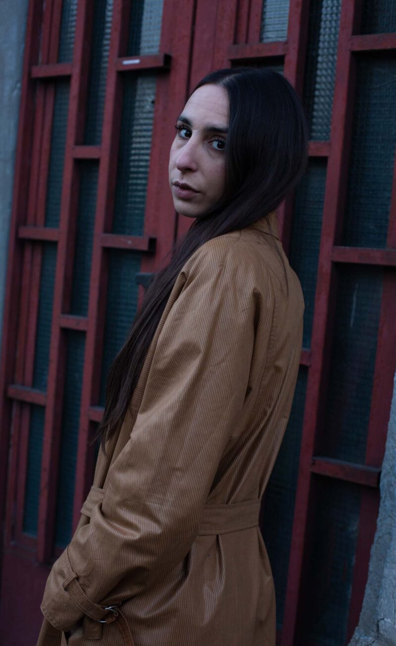 Striped TRENCH - Image 4