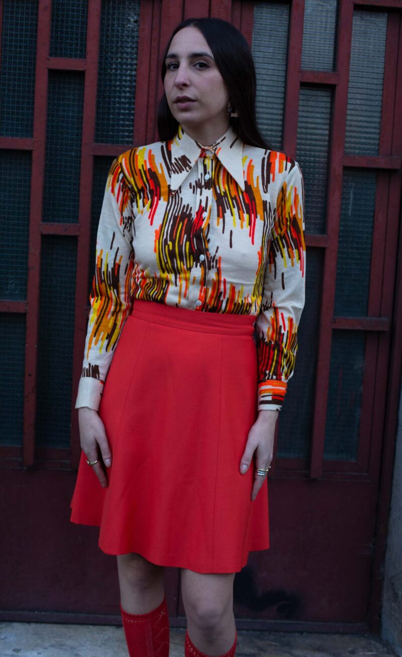 Marella Red SKIRT - Image 2