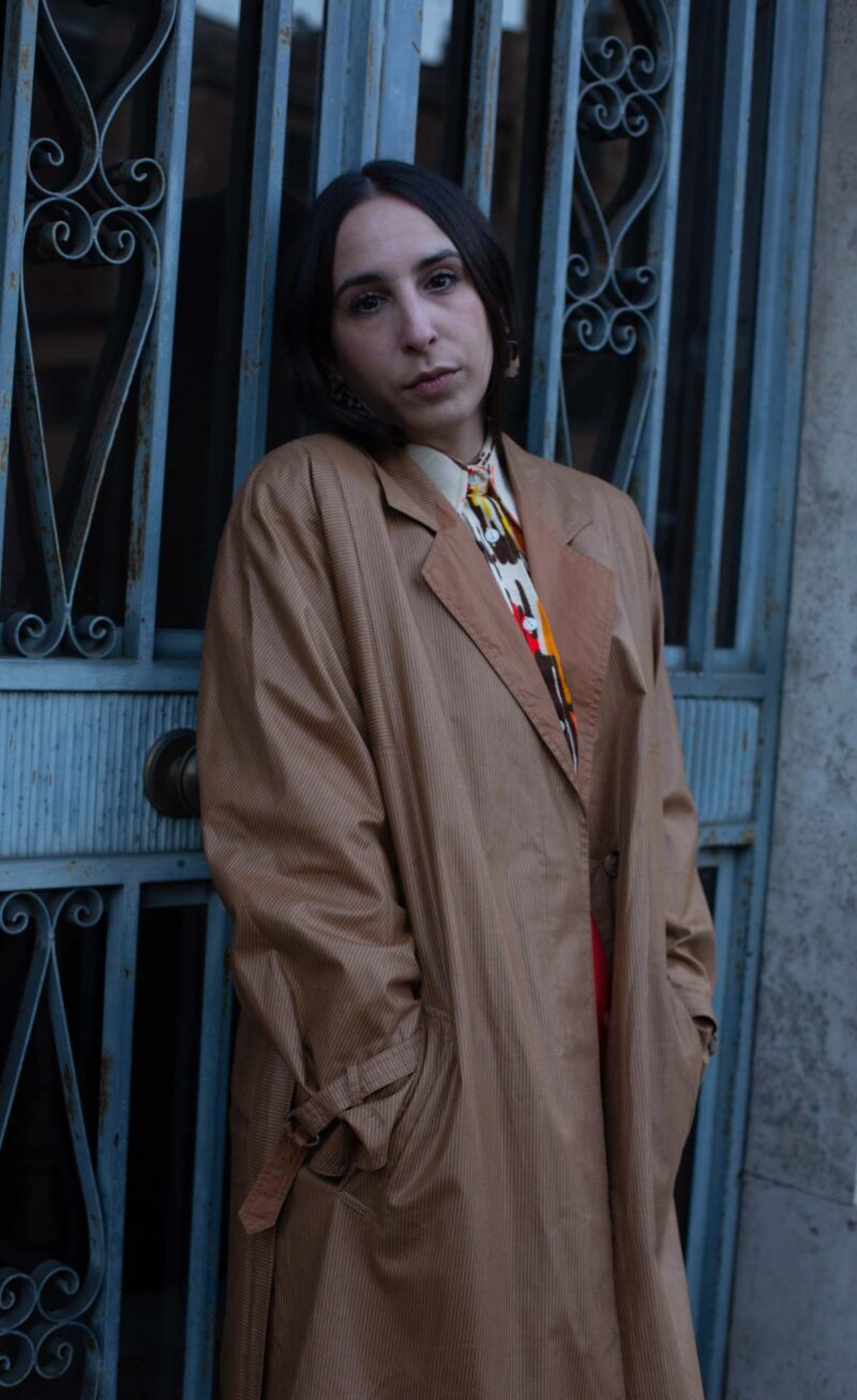 Striped TRENCH - Image 6