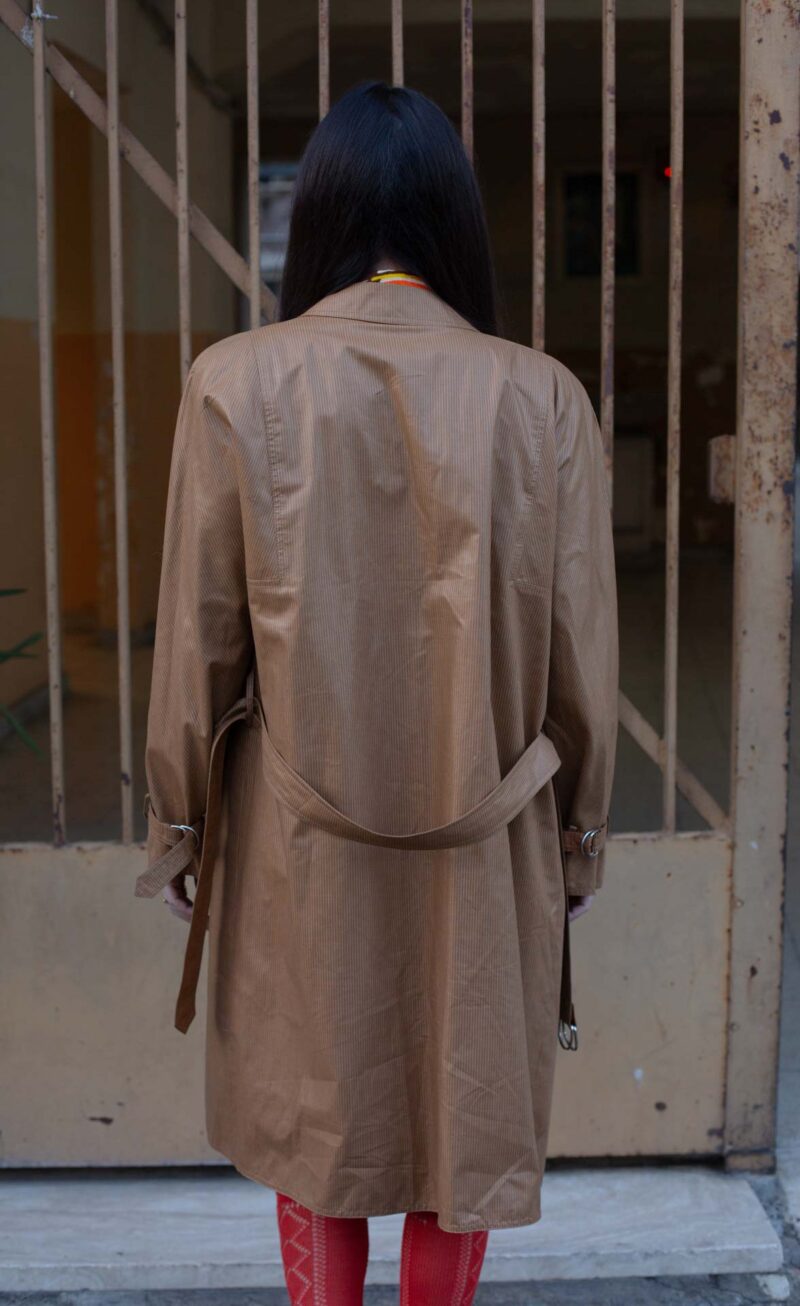 Striped TRENCH - Image 11