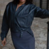 Bow Leather JACKET - Image 6