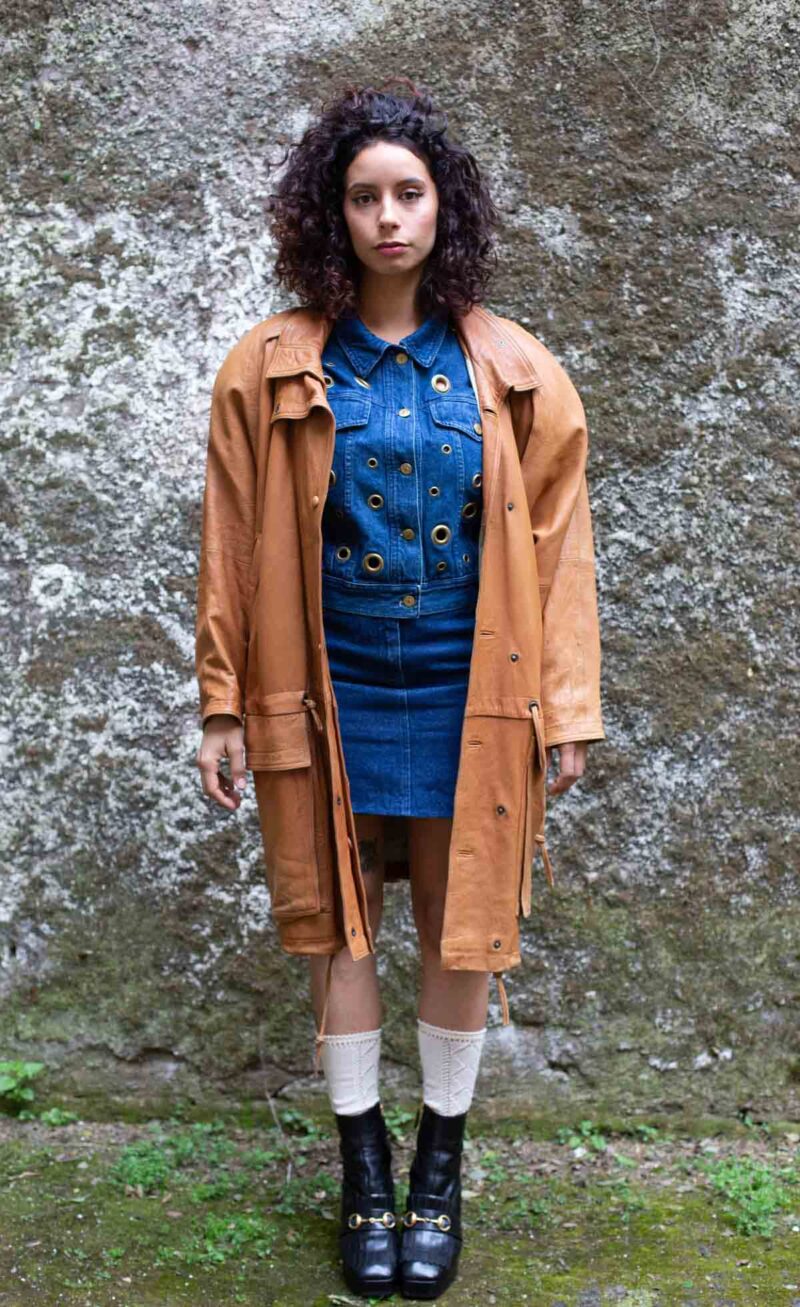 Oversize Echtes Leder PARKA - Image 2