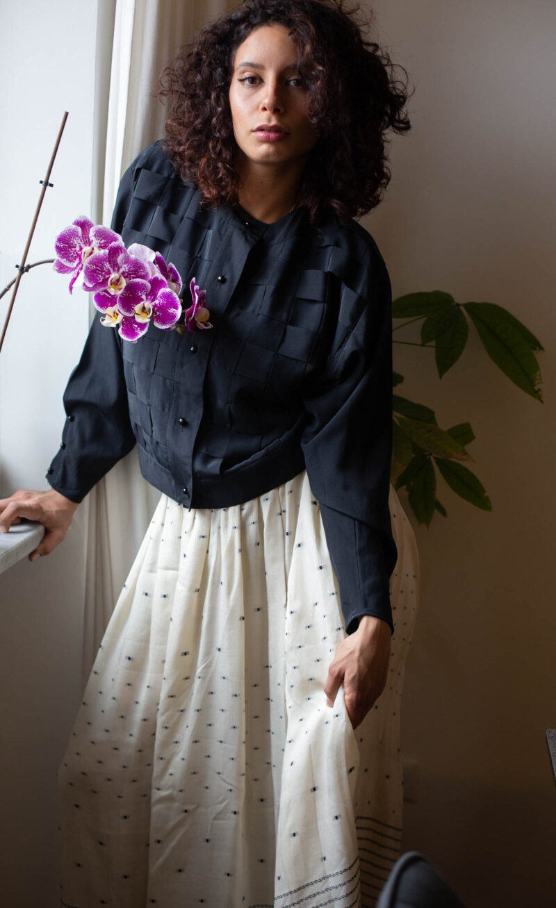 Silk Long SKIRT - Image 4